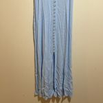 Privacy Please Revolve Lomax Light Blue Button Front Midi Tank Dress Size Small Photo 5
