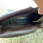Vintage Brown Leather Lace Up Ankle Boots by Prima Royale Size 8.5 Photo 3