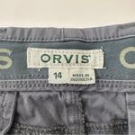 Orvis  Ankle Pants Womens Size 14‎ Stretch Pull On Pockets Casual Gray Photo 5