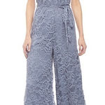 June and Hudson women’s small faux wrap lace sleeveless jumpsuit Photo 0