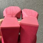 Gianni Bini New GB Late-Nite Colorblock Suede Ankle Tie Dress Sandals Photo 5