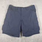 Duluth Trading Co Women's Plus Dry on the Fly 10" Shorts Blue 36116. Size 16 Photo 0