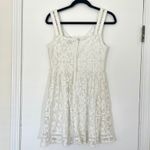City Triangles Ivory Lace V-neck Skater Dress Juniors Size 11 Photo 4