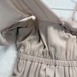 Show Me Your Mumu ‎ Caitlin Ruffle Maxi Dress XS Champagne Bridesmaid Wedding Photo 8