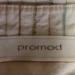 Promod White Striped Button Down Long Sleeve Career Office Blouse Shirt Top 10 Photo 2