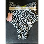 Juicy Couture  Animal Print One-Piece Racerback Swimsuit Medium NWT Photo 5