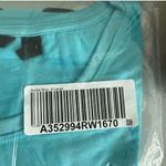 H by Halston  Essentials XL Modal Top 3/4 Sleeve Scoop Neck Stretch Aruba Blue Photo 2