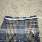 STAUD  Women’s Pirouette Pants Kick Flare Contemporary French Blue Mega Plaid S Photo 9