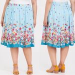 Torrid Disney Her Universe Minnie Aloha Skirt Fairy Tropical Hawaiian Resortwear Photo 1