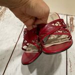 BCBGirls BCBG RED LEATHER PUMPS Photo 8