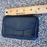 Fossil  Black Leather Mini Zip Up Wallet Womens Classic Photo 7