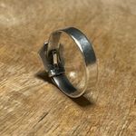 Sterling Silver Vintage Bucko Pat Pend Buckle 925  Ring Photo 9