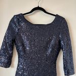 Lulus Delightful Ways Navy Blue Sequin Dress Size S Photo 3