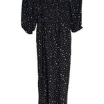 Madewell NWOT Lucie Elbow-Sleeve Smocked Wide-Leg Jumpsuit - Size 2 Photo 2