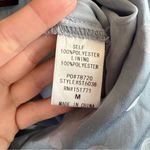 Le lis ✨  Women’s Blue Silk Satin Polka Dot Wrap Top Medium NWT Photo 4