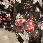 Cute sheer floral 3/4 sleeve blouse whimsigoth flowy boho Simply Emma NWT 2X Red Photo 8