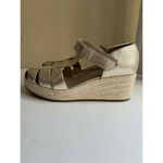 Eileen Fisher Tilly Espadrille Wedge Sandal in Platinum Womens Size 10 Photo 4