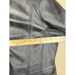a.n.a Vintage  Women’s XL Black Genuine Lambskin Leather Motorcycle Biker Jacket Photo 12