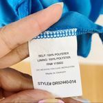 Gianni Bini  Bow Detail Dress Blue Photo 5