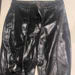 Mango  Leather Snakeskin Pants Photo 0