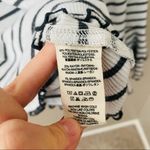 Free People  Striped Bell Sleeve Top Black/White Sz XS Photo 4