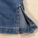 Vintage Denim Embroidered Floral Cottagecore Shirt Short Sleeve Button Women 18W Blue Size XL Photo 5