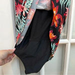 Jaclyn Smith  Women's Tropical Floral Beach Plus Size Swimsuit 22W One Piece Photo 7