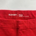 Old Navy Robbie Red Stretch Canvas Skinny Pixie Ankle Pant 16R Photo 2