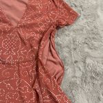 Madewell Posy Ruffle Faux Wrap Dress in Twisted Vines Terra Cotta Size 4 Beach Photo 9