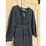 Madewell NEW $128 MSRP Straight Leg Denim Jumpsuit Utility Artsy Coveralls Sz 2 Photo 5