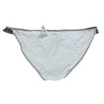 Aerie  Bikini Bottoms Striped Ruffle Gingham Trim Womens Size L Photo 3