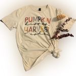 Gildan Fall Autumn T-shirt Pumpkin Kisses Harvest Wishes Soft Style  Medium Photo 1