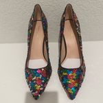 Kate Spade Valerie Rainbow Multicolor Sequin High Heel Pointed Toe Pumps NEW 9.5 Photo 2
