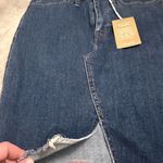 Madewell NWT!-Stretch Denim Pegged Skirt in Bellhaven Wash: Cutout Edition sz 24" Photo 3