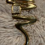 Vtg Brooch‎ Or Pendant Stylized Swirl Signed PARK LANE Gold Tone Pave Photo 5