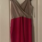 Ark & Co. NWT Hot Pink and Beige Cocktail Dress.  Has Pockets! Photo 3