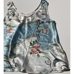 Oscar de la Renta OSCAR De La Women’s Wrap Blouse Brown Sz M Renta Floral Travel Y2K Photo 6