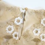 Baltic Born Arabella Embroidered Tulle Maxi Dress: Gold White Floral Event Photo 10