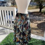 Coco Bianco  Asymmetrical Skirt with Multicolor Layers Photo 1