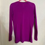 Nike  Women's dry fit fitted Magenta Long Sleeve Tee size large NWT Photo 1