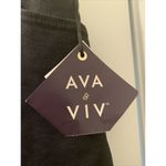 Ava & Viv  Women's Jean Shorts Pockets Size 24W Black Photo 3
