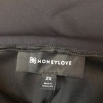 Honeylove Women’s Faux Leather Vegan Black Pull Photo 8