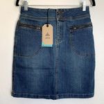 prAna NWT Broadway Denim Skirt in True Blue Photo 0