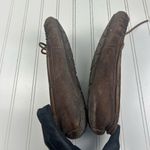 UGG  Women’s Moccasins Slippers Brown Suede Shearling Lined Size 8 Photo 6