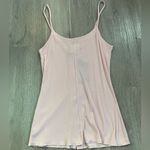 Chaser Soft Baby Pink Button-Front Lounge Cami – Size Medium (NWT) Photo 5