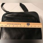 Porox black leather crossbody travel bag Photo 4