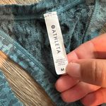 Athleta  Momentum Allure Tank Top Racerback Print Nylon Teal Size M Photo 5