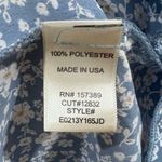 Altar'd State Altar’d State denim blue and white ditsy floral mini babydoll dress size XS Photo 5