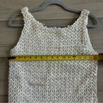 Vintage Park Storyk NY 60s Ivory White Sleeveless Iridescent Sequin Top S Photo 6