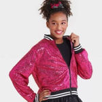 NWT Hyde & Eek! Boutique Adult Pink Sequin Bomber Jacket‎ – One Size Size undefined Photo 0